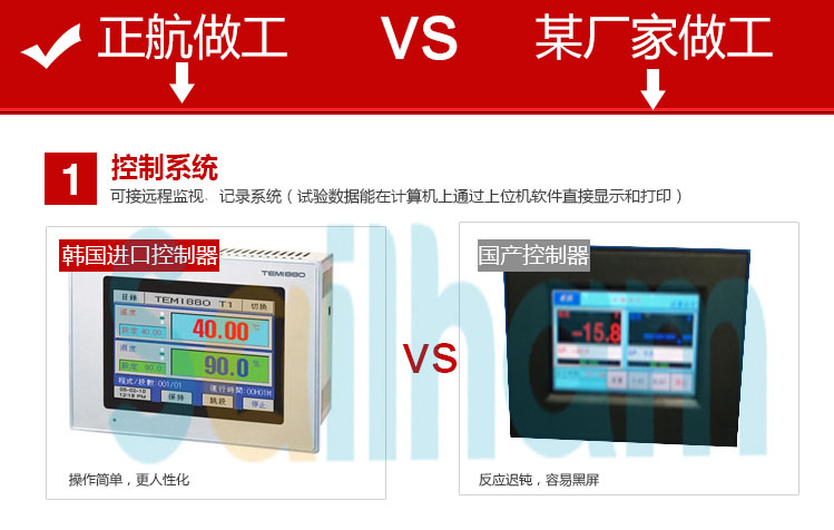 恒溫恒濕試驗(yàn)箱燈管對(duì)比